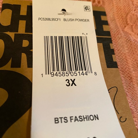 Chance or Fate women’s 3x Blush Powder pullover dressy sleeveless top.  NWT - Picture 4 of 7